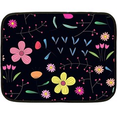 Beautiful Flower Plants Aesthetic Secret Garden Fleece Blanket (mini) by Grandong