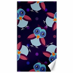 Owl Pattern Background Canvas 40  X 72  by Grandong