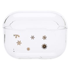 Golden-snowflake Hard Pc Airpods Pro Case by saad11