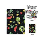 Watermelon Doodle Pattern Playing Cards 54 Designs (Mini) Front - Club9