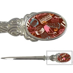 Sweet Food Seamless Pattern Letter Opener by Cemarart