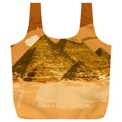 Pyramids Egypt Pyramid Desert Sand Full Print Recycle Bag (xl) by Proyonanggan