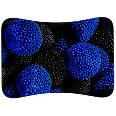 Berry, One,berry Blue Black Velour Seat Head Rest Cushion by nateshop