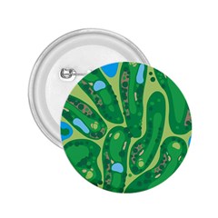 Golf Course Par Golf Course Green 2 25  Buttons by Cemarart