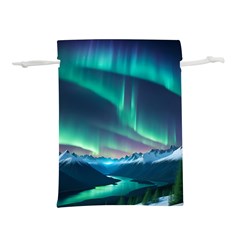 Aurora Borealis Lightweight Drawstring Pouch (m) by Ndabl3x