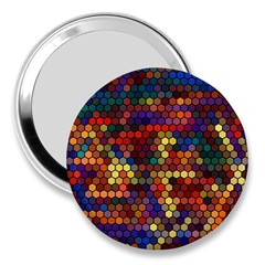 Pattern Dots Wallpaper Seamless Pattern 3  Handbag Mirrors by Ndabl3x