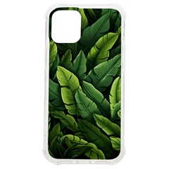 Green Leaves Iphone 12 Mini Tpu Uv Print Case	 by goljakoff