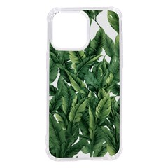 Tropical Leaves Iphone 14 Pro Max Tpu Uv Print Case by goljakoff