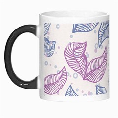 Leaves Line Art Background Morph Mug by Cemarart