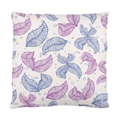 Leaves Line Art Background Standard Cushion Case (one Side) by Cemarart