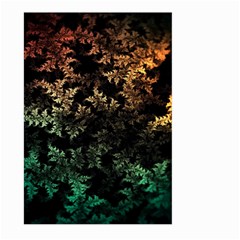 Fractal Patterns Gradient Colorful Large Garden Flag (two Sides) by Cemarart