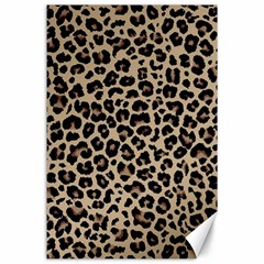 Leopard Animal Skin Patern Canvas 24  X 36  by Bedest