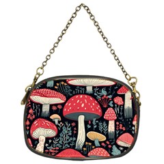 Mushrooms Psychedelic Chain Purse (two Sides) by Grandong