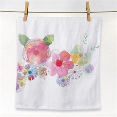 Flower-2342706 Face Towel by lipli