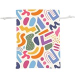 Abstract Pattern Background Lightweight Drawstring Pouch (XL) Front