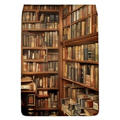 Room Interior Library Books Bookshelves Reading Literature Study Fiction Old Manor Book Nook Reading Removable Flap Cover (l) by Grandong