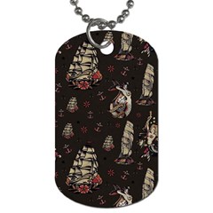 Vintage Tattoos Nautical Dog Tag (two Sides) by Apen