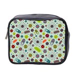 Seamless Pattern With Viruses Mini Toiletries Bag (Two Sides) Front