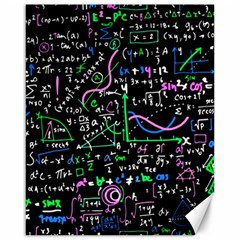 Math Linear Mathematics Education Circle Background Canvas 16  X 20  by Apen