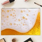 Beer Foam Texture Macro Liquid Bubble Cosmetic Bag (XXL) Front