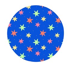 Background Star Darling Galaxy Mini Round Pill Box by Maspions