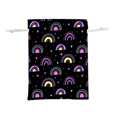 Wallpaper Pattern Rainbow Lightweight Drawstring Pouch (l) by Maspions