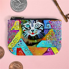 Kitten Cat Pet Animal Adorable Fluffy Cute Kitty Mini Coin Purse by Maspions