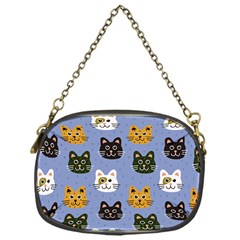 Cat Cat Background Animals Little Cat Pets Kittens Chain Purse (one Side) by Maspions