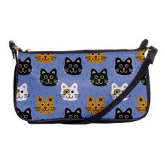 Cat Cat Background Animals Little Cat Pets Kittens Shoulder Clutch Bag by Maspions