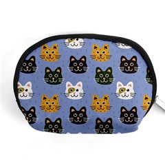 Cat Cat Background Animals Little Cat Pets Kittens Accessory Pouch (medium) by Maspions