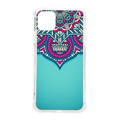 Mandala Blue Iphone 11 Pro Max 6 5 Inch Tpu Uv Print Case by goljakoff