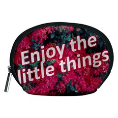 Indulge In Life s Small Pleasures  Accessory Pouch (medium) by dflcprintsclothing