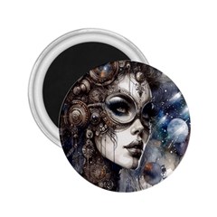 Woman In Space 2 25  Magnets by CKArtCreations