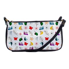 Snails Butterflies Pattern Seamless Shoulder Clutch Bag by Maspions