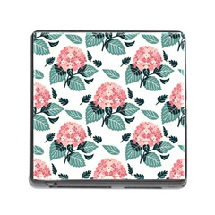 Flowers Hydrangeas Memory Card Reader (square 5 Slot) by Maspions