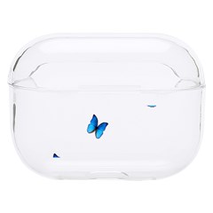 Butterfly-blue-phengaris Hard Pc Airpods Pro Case by saad11