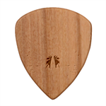 Butterfly-drawing-art-fairytale  Wood Guitar Pick (Set of 10) Front