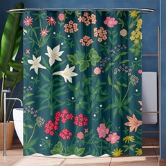 Spring Small Flowers Shower Curtain 60  X 72  (medium)  by AlexandrouPrints