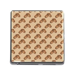 Coffee Beans Pattern Texture Memory Card Reader (square 5 Slot) by Maspions