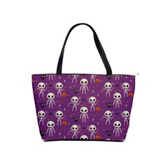 Skull Halloween Pattern Classic Shoulder Handbag by Maspions