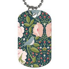 Spring Design With Watercolor Flowers Dog Tag (one Side) by AlexandrouPrints