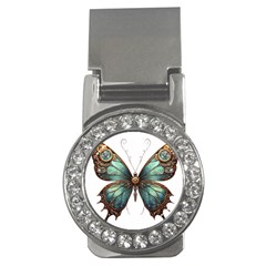 Mechanical Butterfly Money Clips (cz)  by CKArtCreations