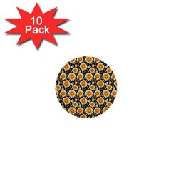 Flower 120424 1  Mini Buttons (10 Pack)  by zappwaits