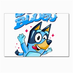 Super Bluey Postcards 5  X 7  (pkg Of 10) by avitendut