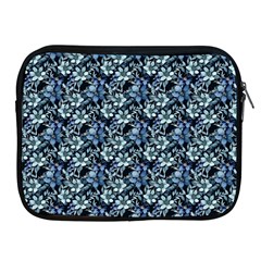 Blue Flowers 001 Apple Ipad 2/3/4 Zipper Cases by DinkovaArt