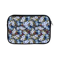 Blue Flowers 2 Apple Ipad Mini Zipper Cases by DinkovaArt