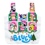 bluey christmas Full Print Recycle Bag (XL) Back