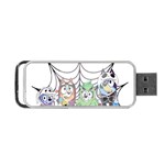 bluey halloween Portable USB Flash (Two Sides) Front