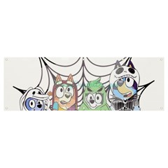 Bluey Halloween Banner And Sign 12  X 4  by avitendut