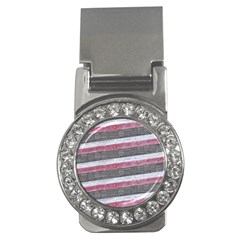 Vintage Vibrant Stripes Pattern Print Design Money Clips (cz)  by dflcprintsclothing